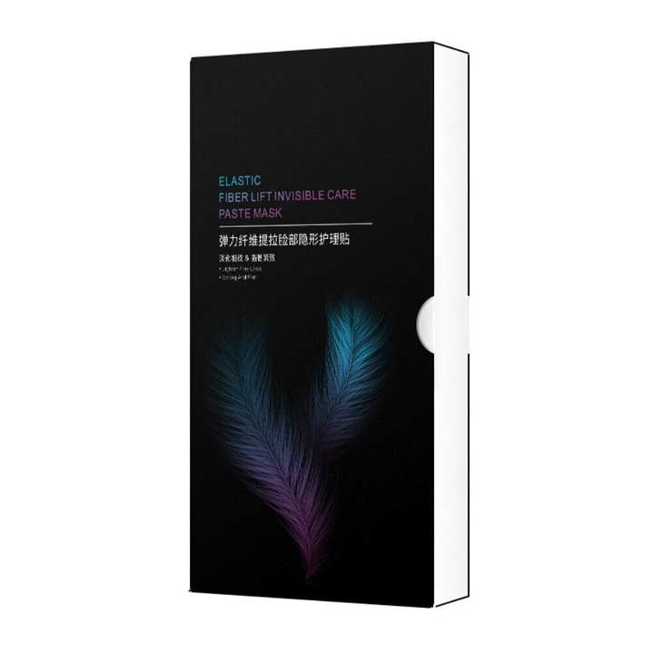 Regeneráló ránctalanító maszk, Elastic Fiber, Lift Mask, 5 pár