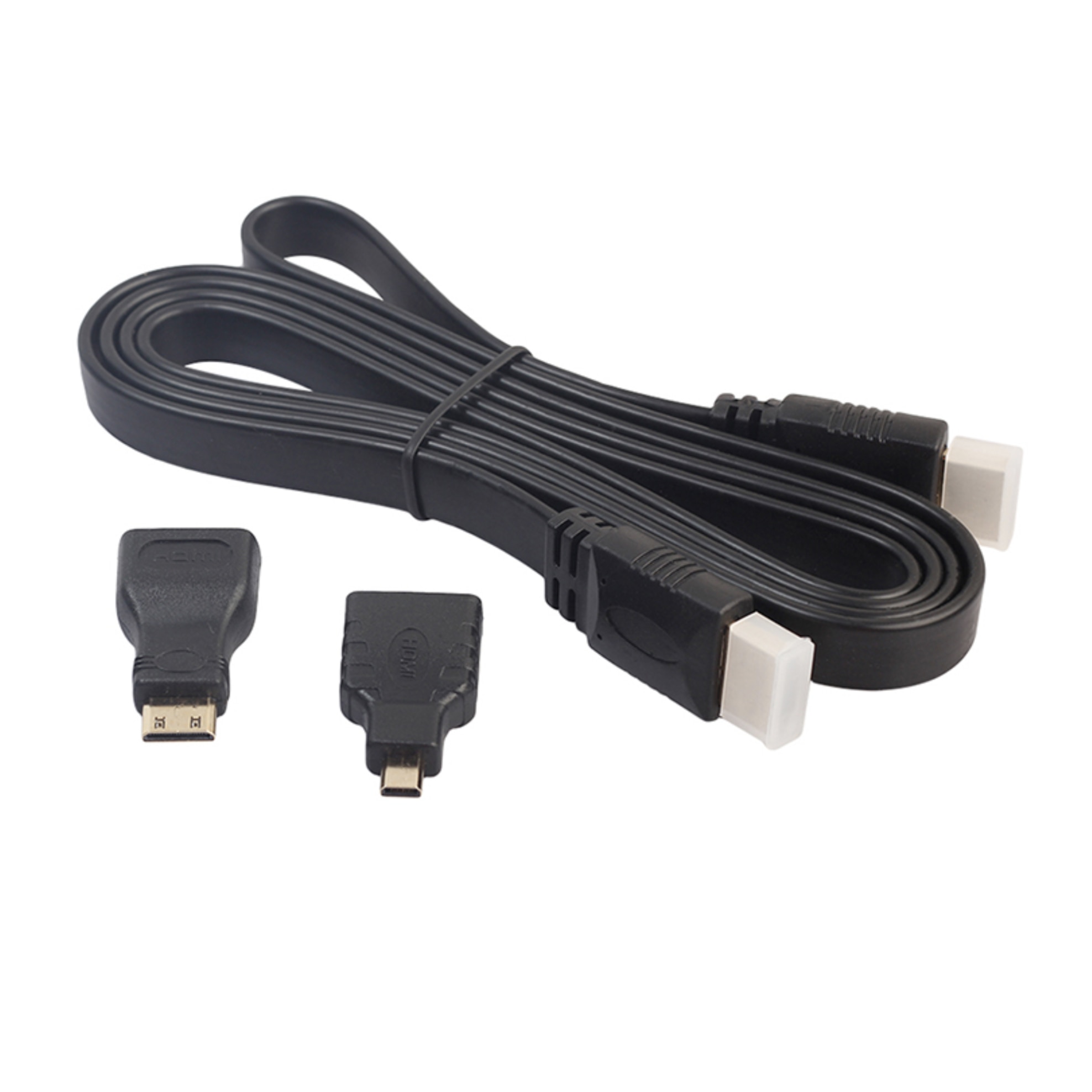 1,5 м HDMI кабел, включително 1 micro HDMI адаптер и 1 mini HDMI ...