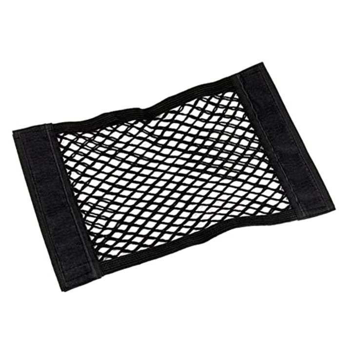 Autós csomagtartó tépőzáras rögzítéssel, 80x25 cm, Fekete