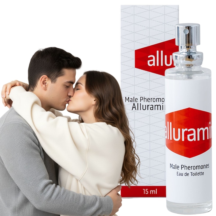 Parfum Cu Feromoni, Alluramin, Feromoni Puternici Pentru Barbati Care Cresc Atractivitatea, Stimularea Zonelor Creierului Responsabile De Dorinta, Efect De Lunga Durata, Siguranta Datorita Ingredientelor Naturale, 15 ml
