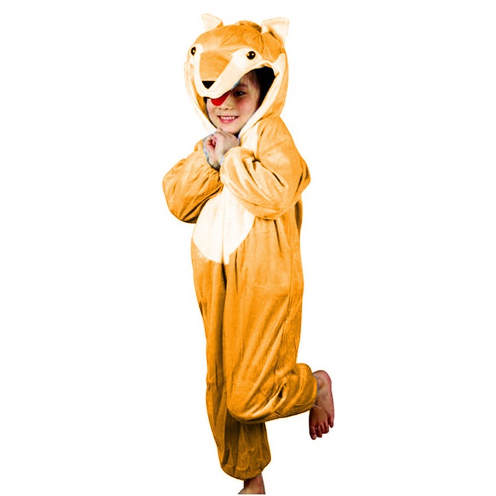 Costum vulpe 120cm, maro