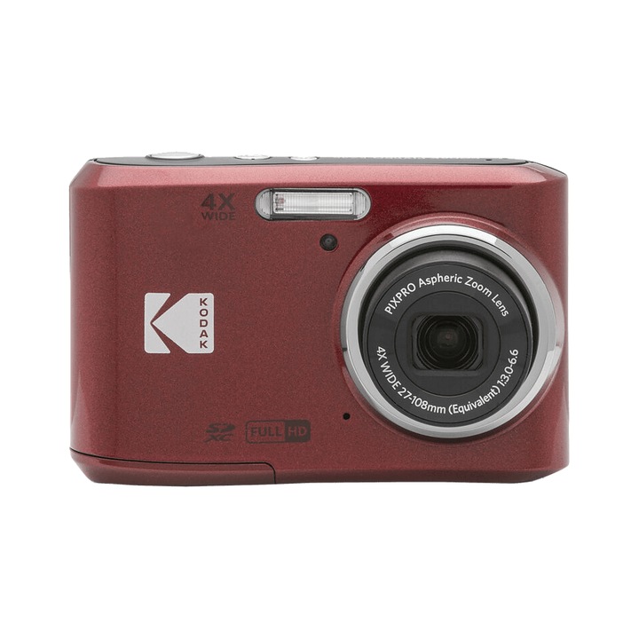 Kodak Pixpro FZ45 digitális fényképezőgép, piros