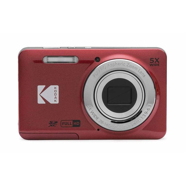 Aparat foto digital Kodak Pixpro FZ55, rosu