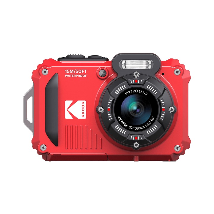 Kodak Pixpro WPZ2 vízálló, porálló, ütésálló digitális fényképezőgép, piros