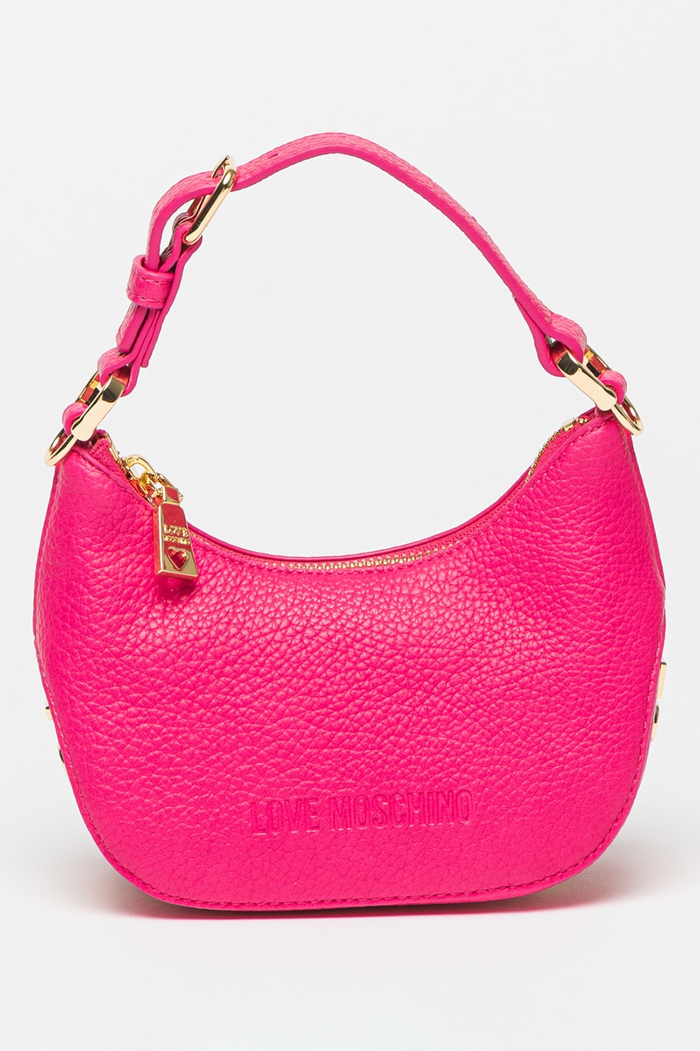 Love Moschino, Geanta crossbody din piele ecologica, Fucsia - eMAG.ro