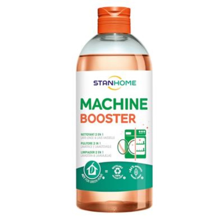 Solutie curatare masina de rufe si masina de vase, Stanhome, Machine Booster, 500 ml