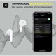 Casti wireless bluetooth, Zoopie®NEOplus, audio, earbuds in ear, fara fir, sport, alergare, cu microfon, casti true wireless, pentru telefon, control touch, asistent vocal, universale, Bluetooth 5.3, alb