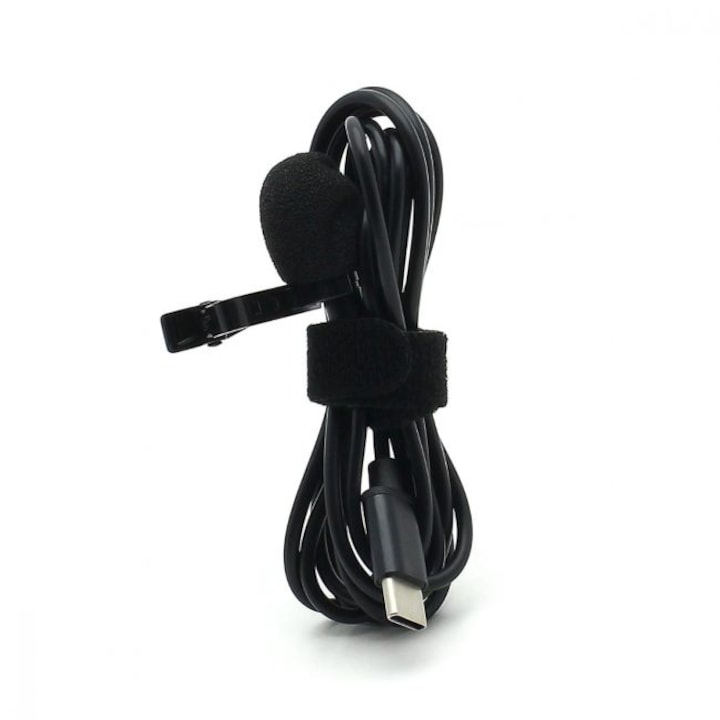 Lavaliera USB-C prindere clip-on, lungime cablu 1.5m