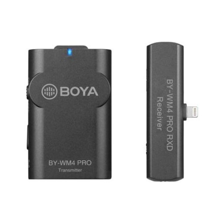 Boya BY-WM4 Pro-K3 2.4GHz univerzális vezetéknélküli szett (iOS | 1+1)