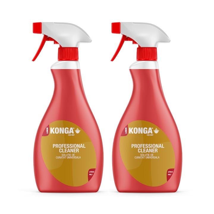Комплект - 2 х Универсален препарат за много повърхности, 750 мл с пръскачка