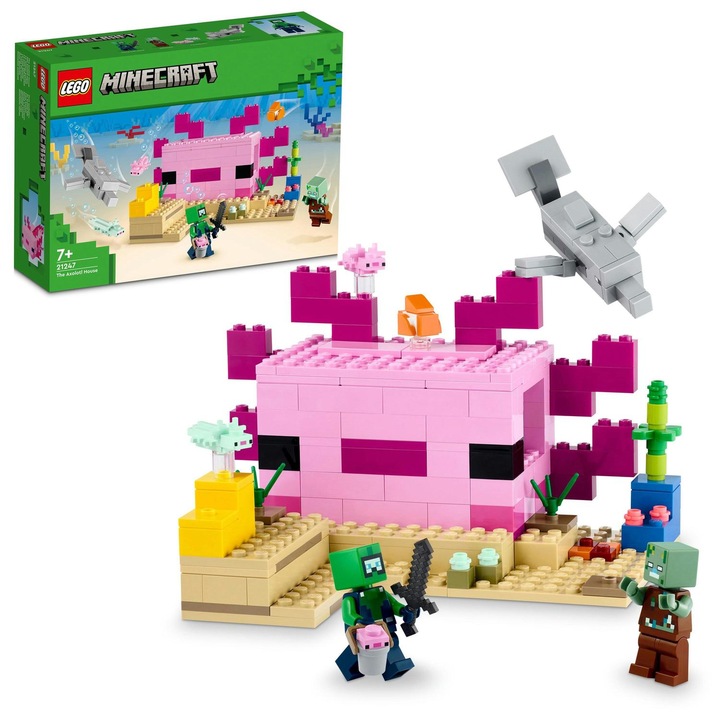 LEGO® Minecraft - Axolotl House 21247, 242 части