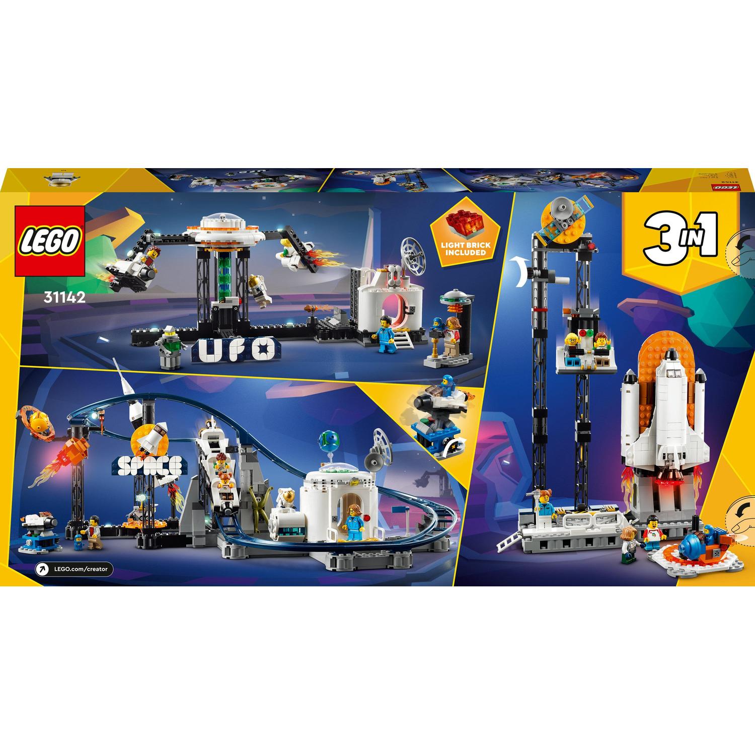 LEGO® Creator 3 в 1 -Space roller coaster 31142, 874 части - eMAG.bg