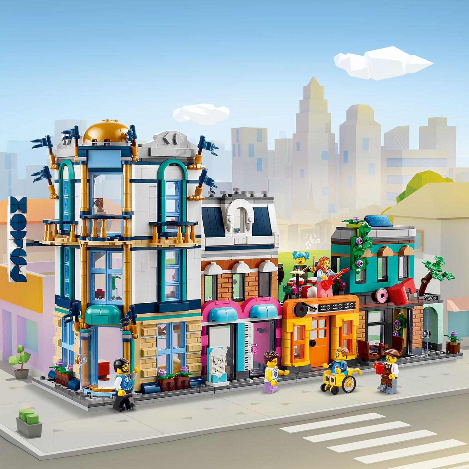 LEGO® Creator 3 in 1 - Strada principala 31141, 1459 piese - eMAG.ro