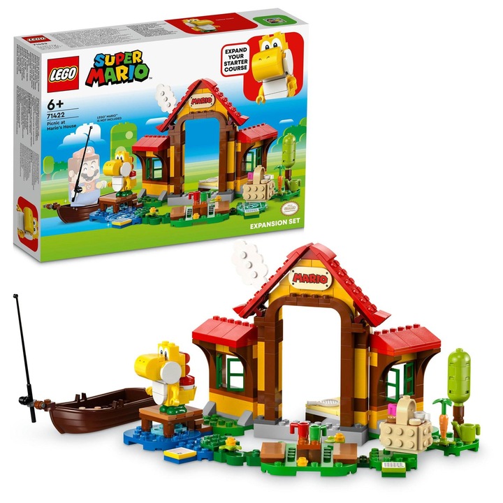 LEGO® Super Mario™ - Set de extindere - Picnic la casa lui Mario 71422, 259 piese