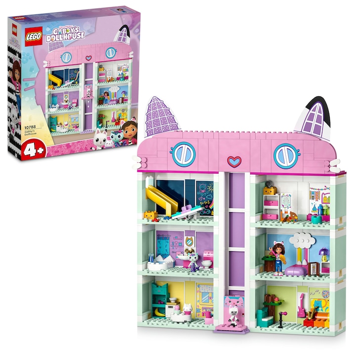 LEGO® Gabby's Dollhouse - Casa de papusi a lui Gabby 10788, 498 piese