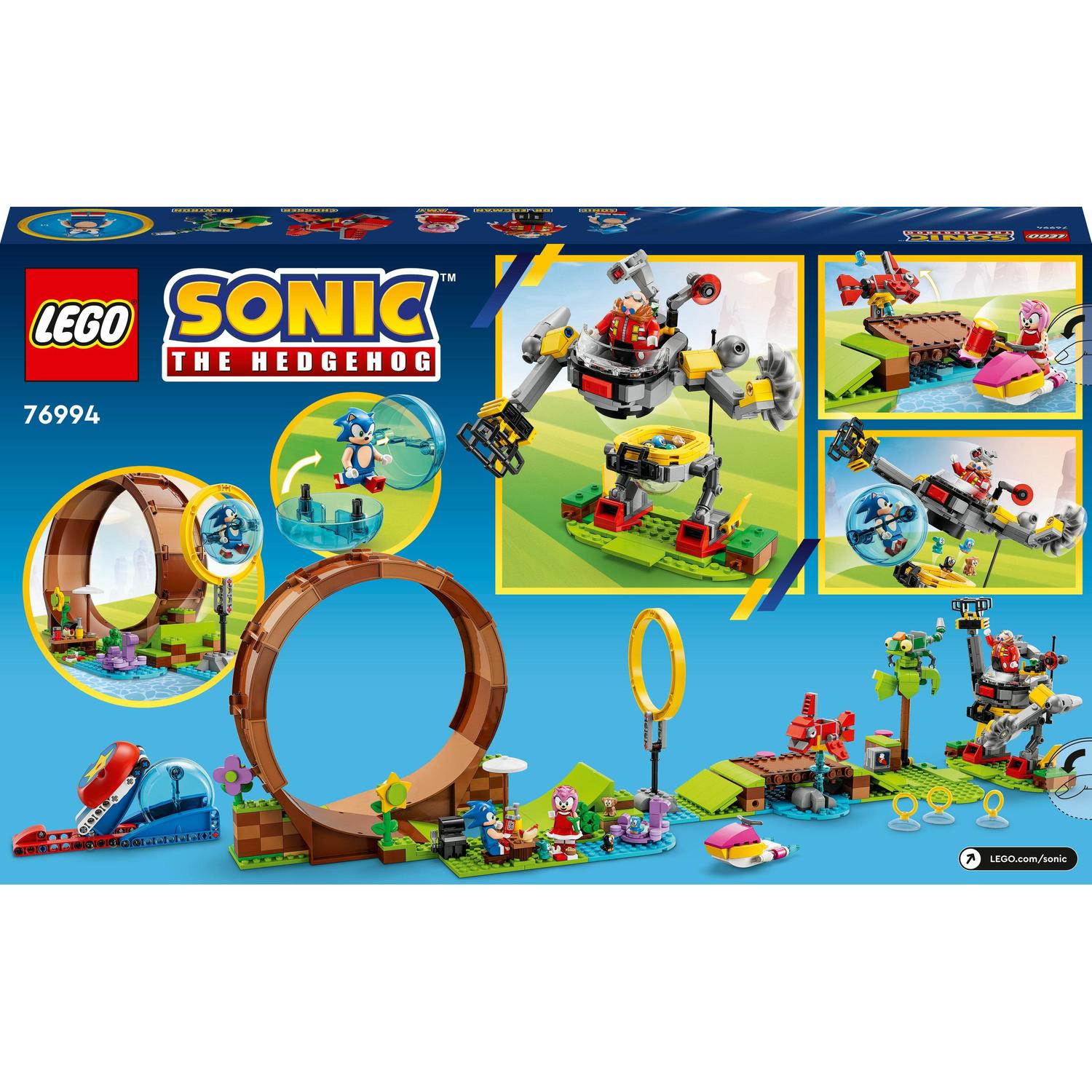 LEGO® Sonic - Provocarea cu bucla a lui Sonic din zona Green Hill