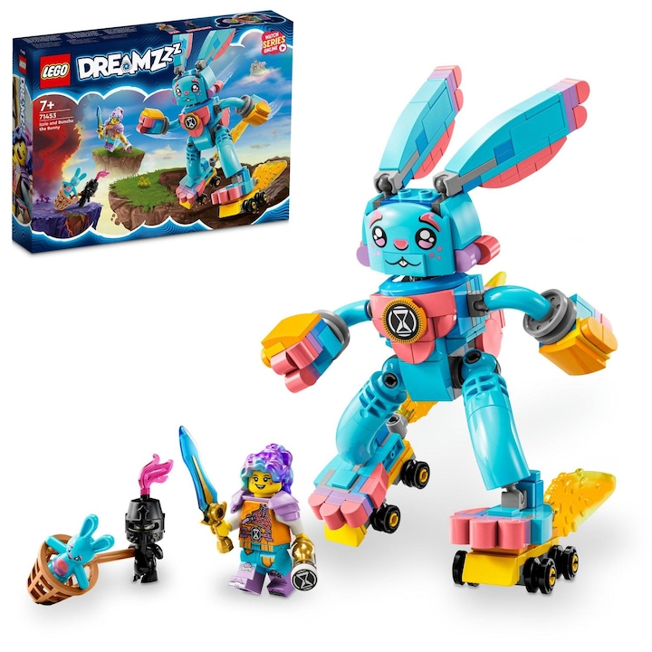 LEGO® DREAMZzz - Izzie si Iepurasul Bunchu 71453, 259 piese