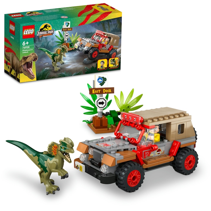 LEGO® Jurassic World - Ambush on a Dilophosaurus​ 76958, 211 части