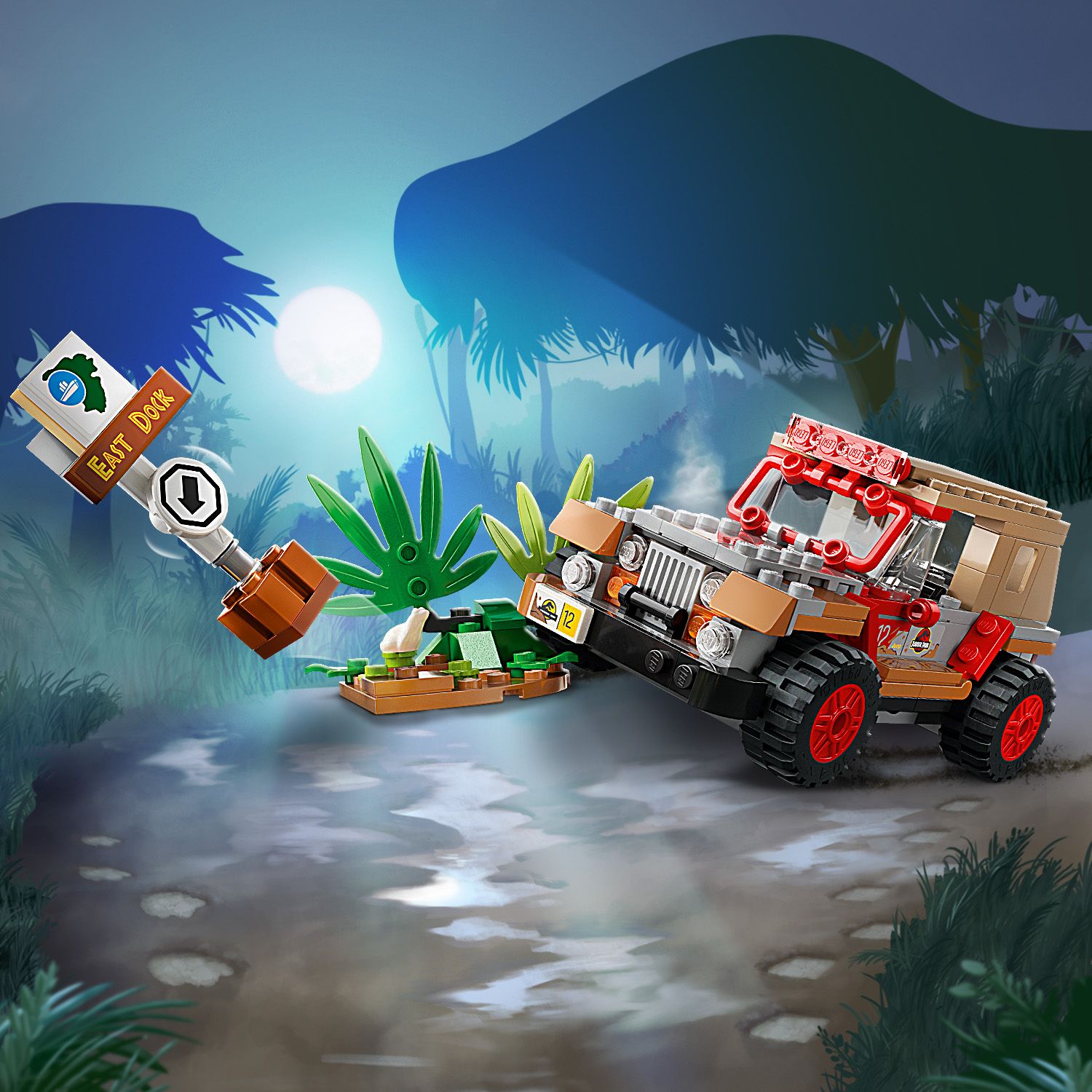 LEGO® Jurassic World - Ambuscada asupra unui Dilophosaurus​ 76958