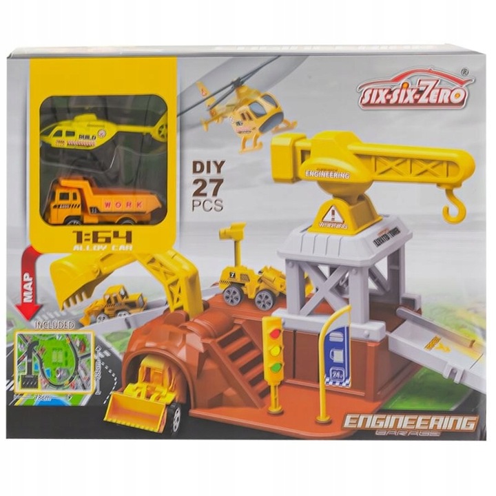 Set santier de jucarie, Eurobaby, Plastic, Multicolor