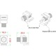 Renkforce RF-KS-FKP F инсталационен модул Keystone (RF-3434010)
