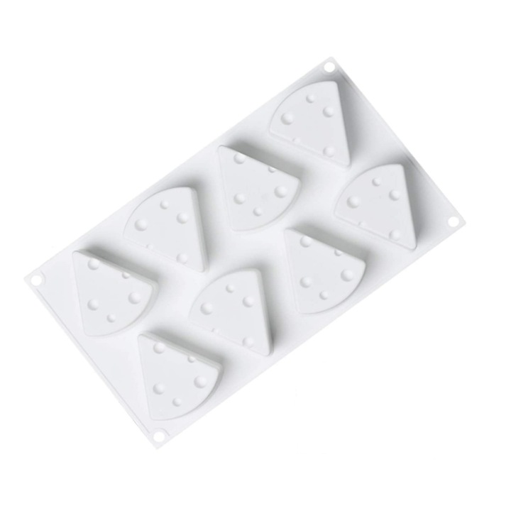 Силиконова форма за печене, сирене, термоустойчива, общ размер 29,5 X 17,2 см