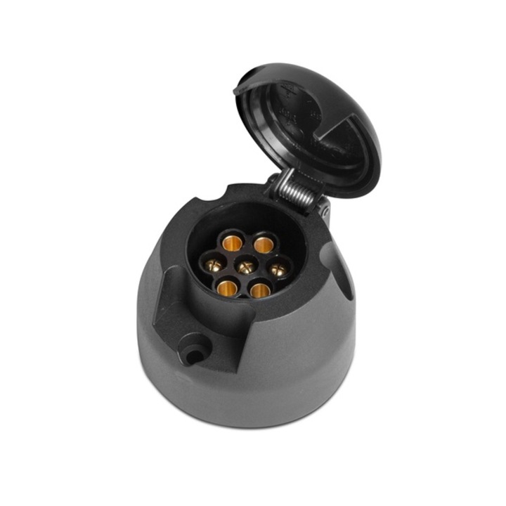 Букса ремарке, 7-полюсна, 12V