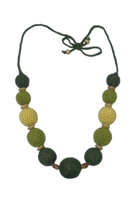 Coliere crosetate, Galben pal/Vernil Pastel