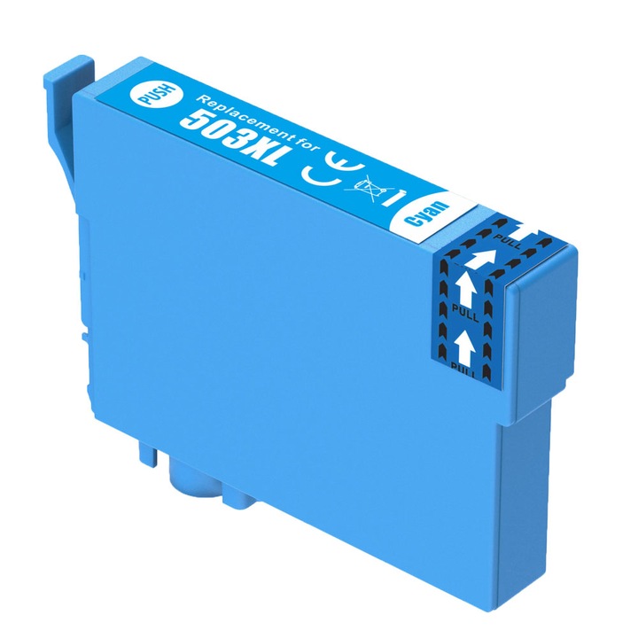 Cartus compatibil Epson 503XL cyan, pentru imprimante Epson Expression Home XP-5200, XP-5200 Series, XP-5205, WorkForce WF-2960 DWF, WF-2960 Series, WF-2965DWF, 470 pagini