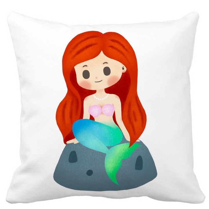 Négyzet alakú Mata Sirena dekoratív párnahuzat, 40x40 cm