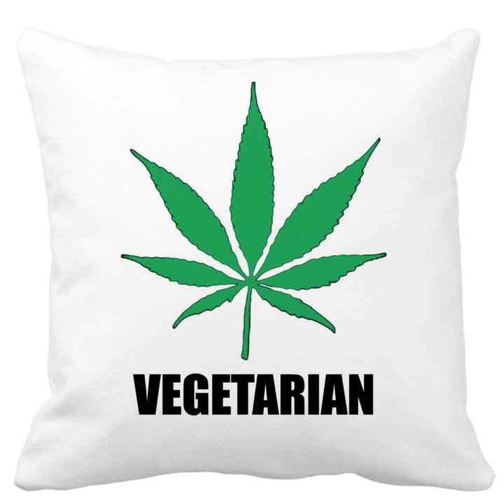 Dekoratív négyzet alakú szőnyeg vegetáriánus párnahuzat, 40x40 cm