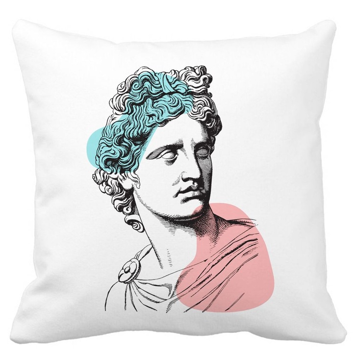 Apollo Belvedere Mat Square dekoratív párnahuzat, 40x40 cm