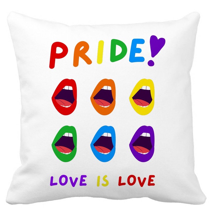 Mata Pride négyzet alakú díszpárnahuzat, 40x40 cm