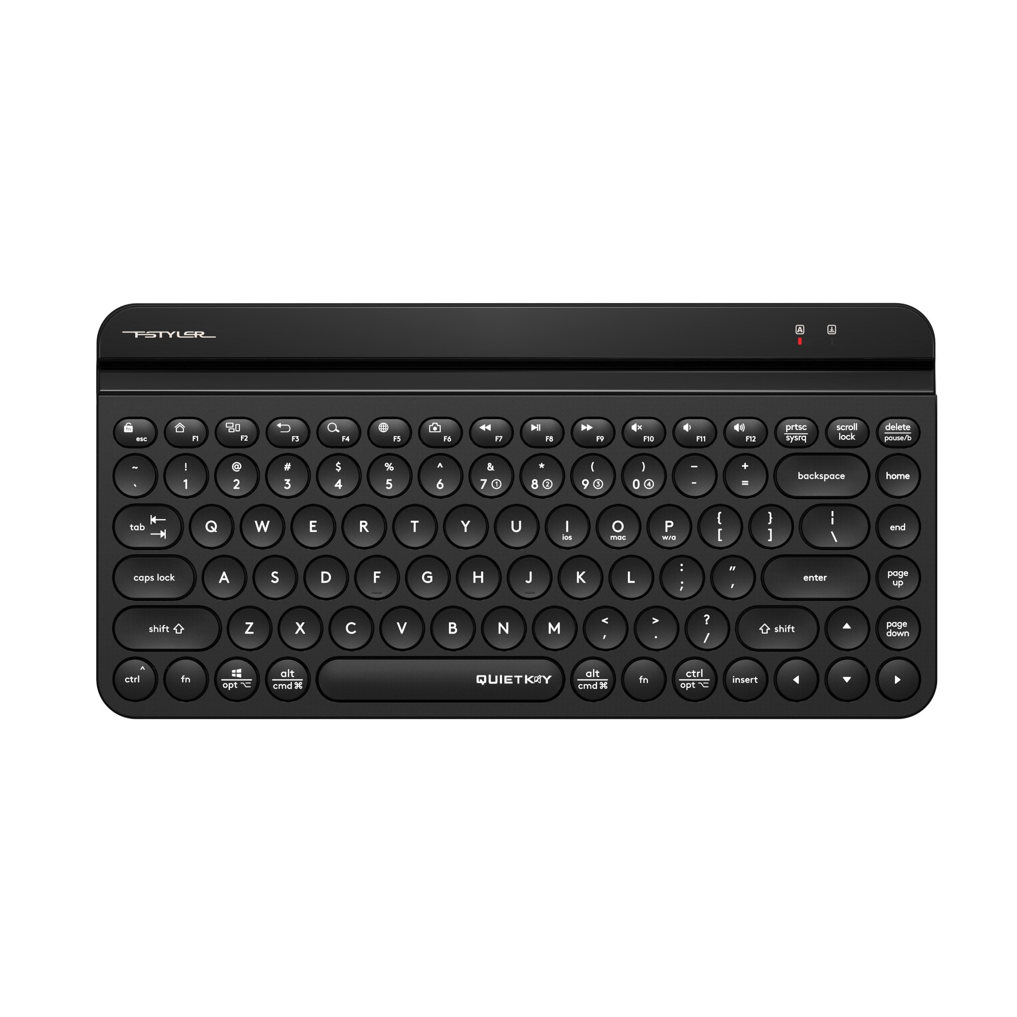Клавиатура Безжична клавиатура A4tech Fstyler FBK30, Bluetooth, 2.4G ...