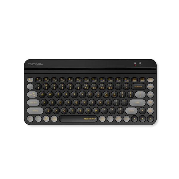Клавиатура Безжична клавиатура A4tech Fstyler FBK30 Blackcurrant, Bluetooth, 2.4G, Стойка за телефон, Кирилизирана, Черна FBK30-BL-CURRANT