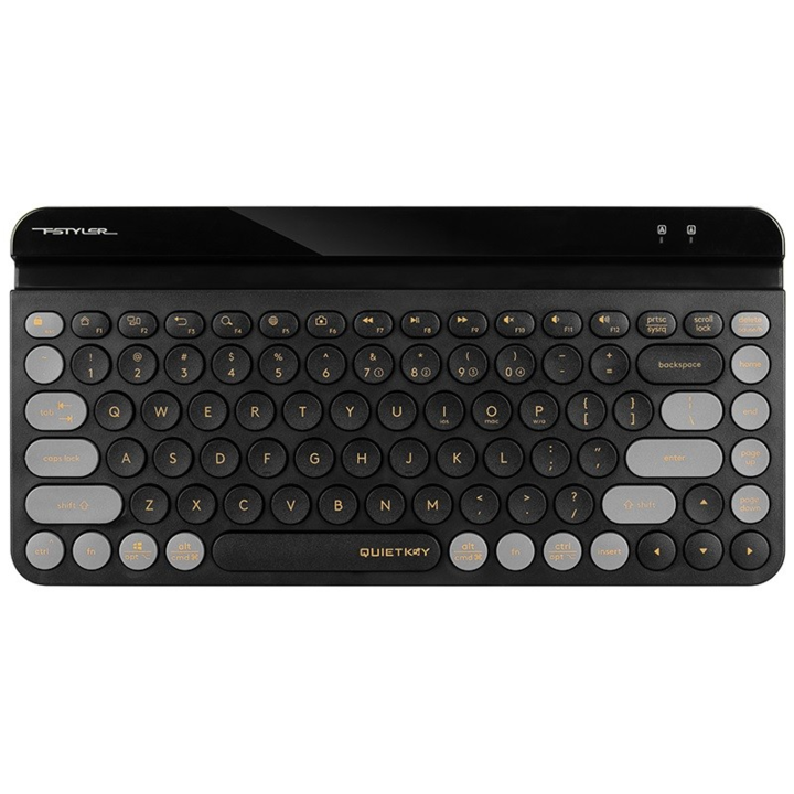 Tastatura fara fir, A4Tech, 2.4G, Negru