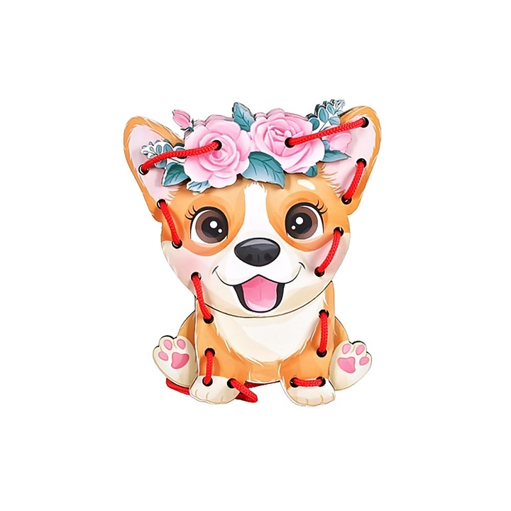 EmonaMall W5209 Állat, Felfűzhető, Tehén, Világosbarna