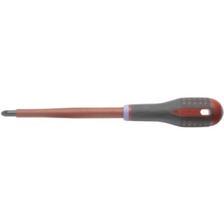Отвертка Phillips, Bahco, 222 mm, червено/сиво