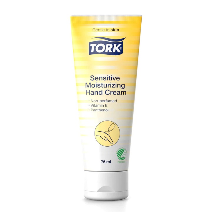 Crema de maini, pentru piele sensibila, Tork, 75 ml