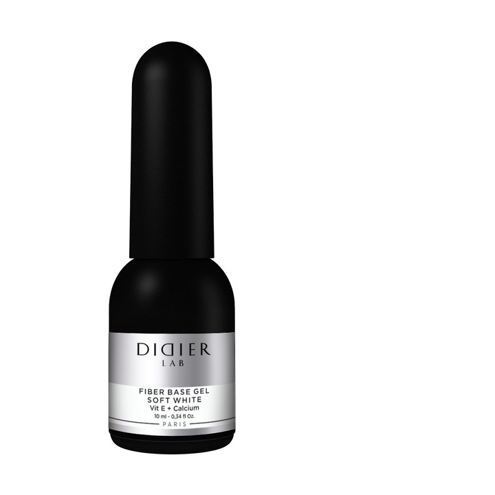 Körömbázis Fibre Base, Soft White, 10ml, Didier Lab