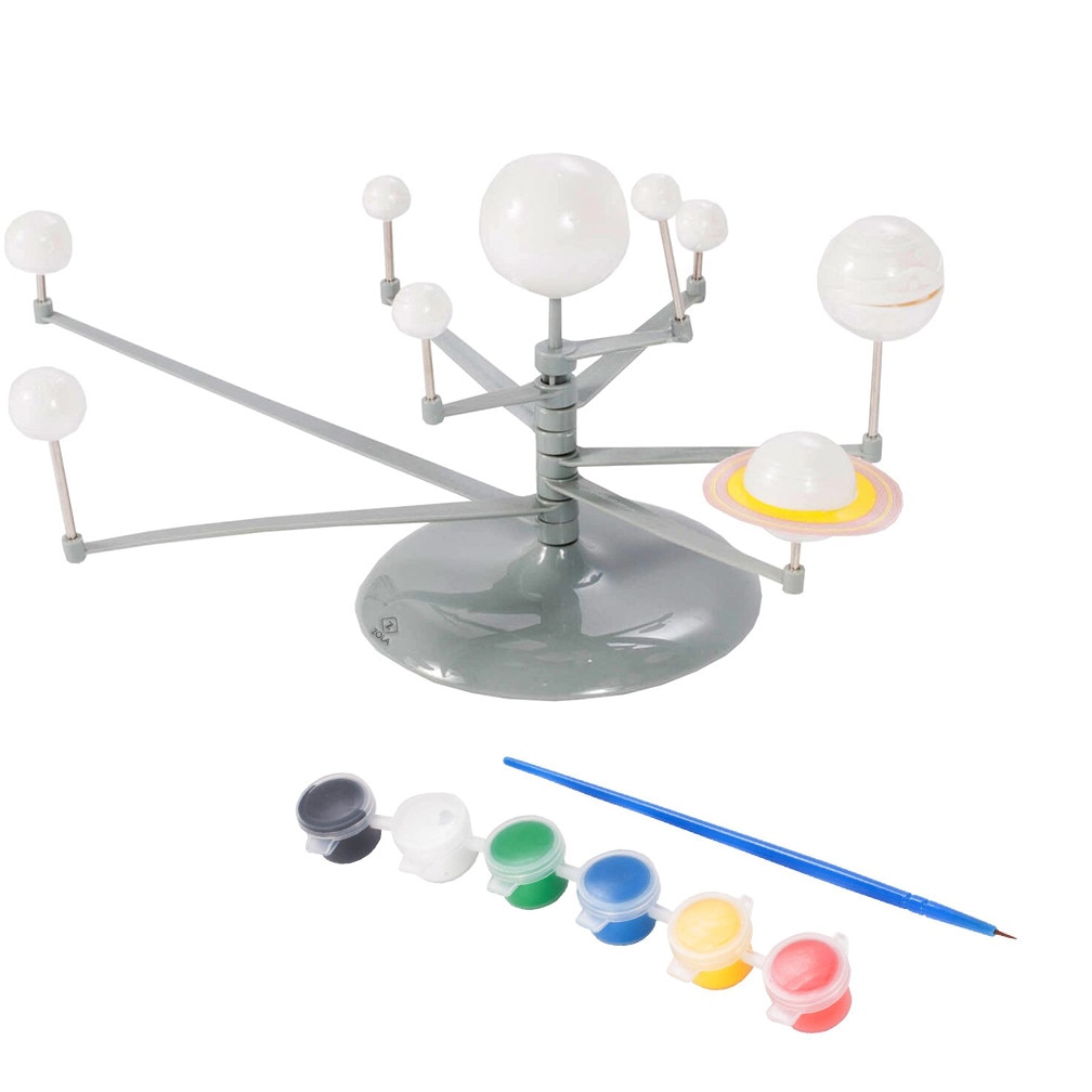Set creativ 3D sistemul solar, Zola®, plastic, 30x14 cm