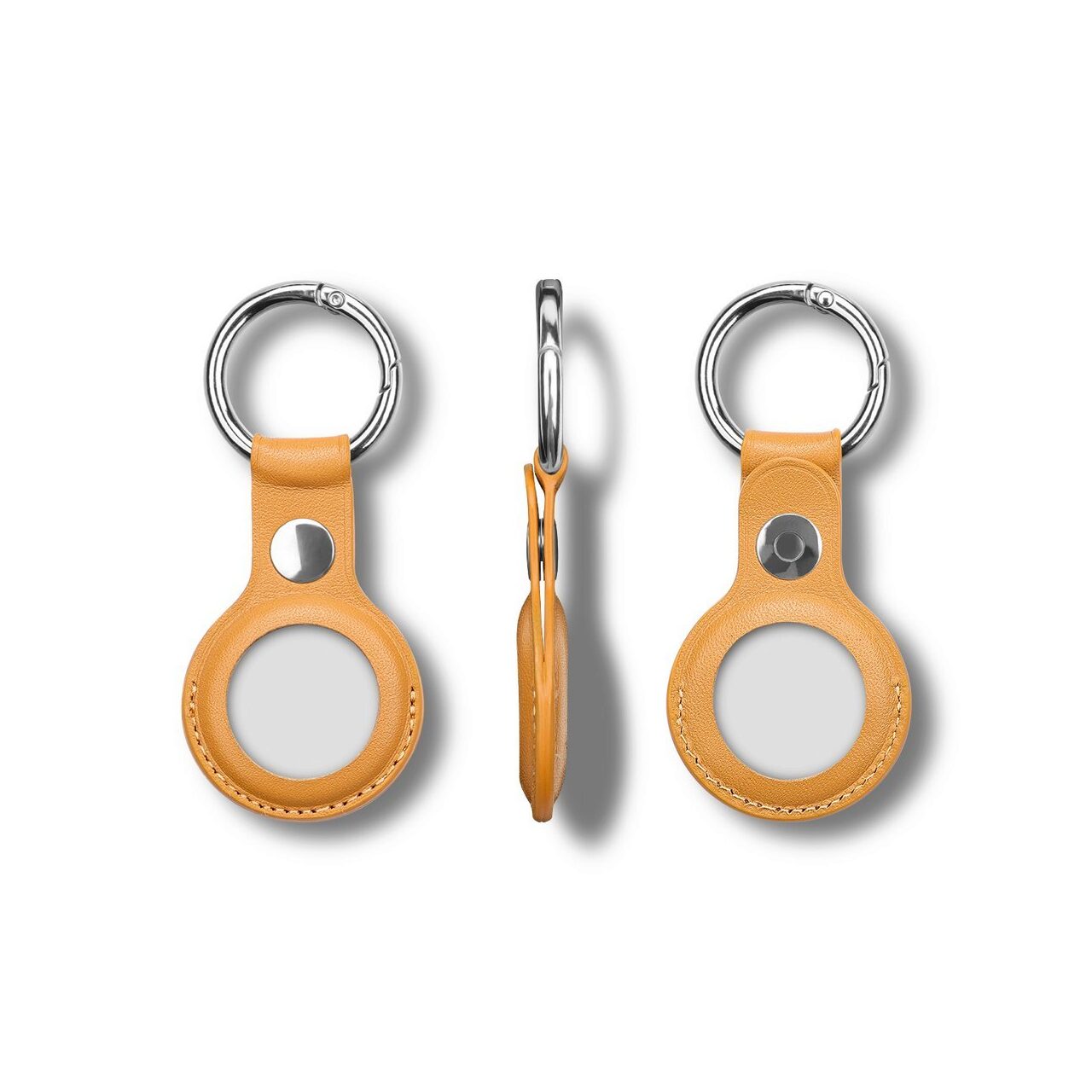 AirTag Lemontti Leather Key Ring, Maro eMAG.ro