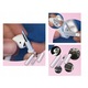Kit de curatare casti pentru telefon, Zola®, alb, carcasa depozitare