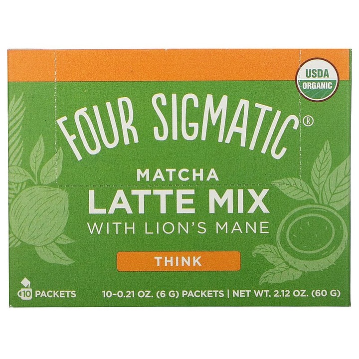Matcha Latte Mix cu Crinul Leului Matcha Latte z Crinul Leului, FOUR SIGMATIC, 10 Sachets