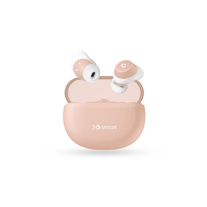 Блутут слушалки-тапи A4tech B27 2Drumtek, True Wireless, Розови