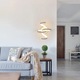 Lampa De Perete Cu Led, Comely, Aluminiu, Spirala Incrucisata, 220v, 20w, Lumina Calda, Alb