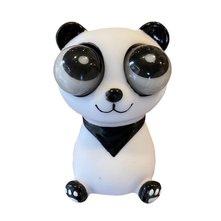 Interaktív stresszoldó játék Flippy, squeeze szemrevaló panda, tarka