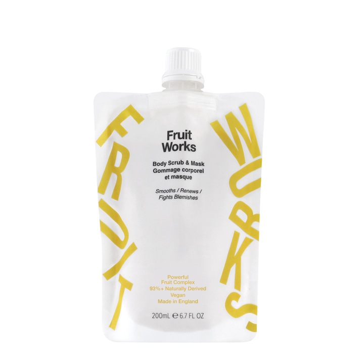 Exfoliant si masca de corp, Fruit Works, 200 ml