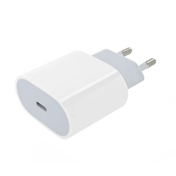 Зарядно устройство съвместимо с Apple iPhone 11/Pro/Pro Max, 20W, USB Type-C, Бял
