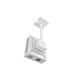 Suport videoproiector de tavan Multibrackets MB-0594, reglabil la inaltime, inclinare laterala 90º, max. 40kg, alb